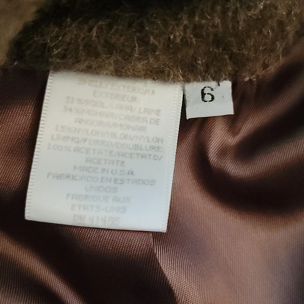 Womens Mohair Coat - Picture 6 of 6